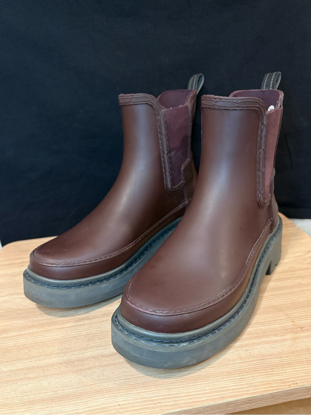 Hunter Boots in Maroon 💜🤎